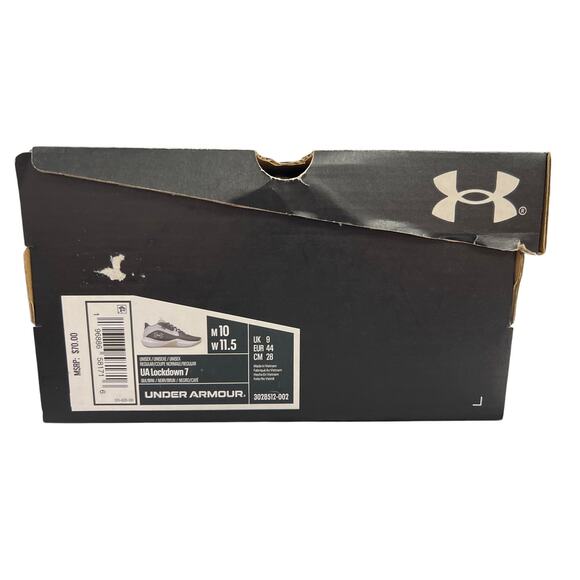Under Armour UA Lockdown 7 Basketball Shoes Men 10 Women 11.5 Brown & Black New - Picture 13 of 13